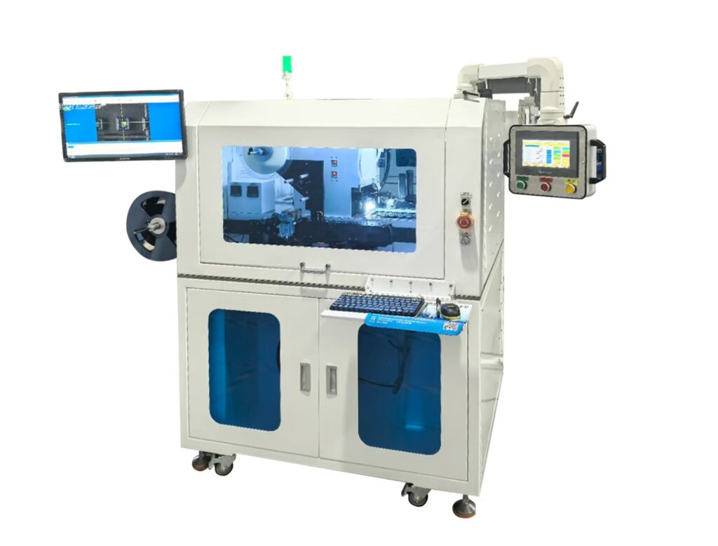 automatic tray to tape machine